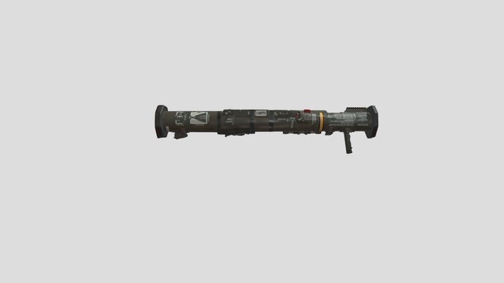 AT4 Open trigger and sights 3D Model