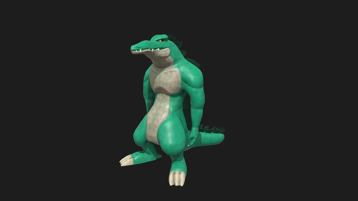 Cocodrilo 3D Model