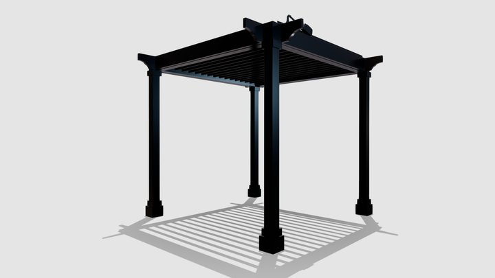 OE Louvered system 3D Model