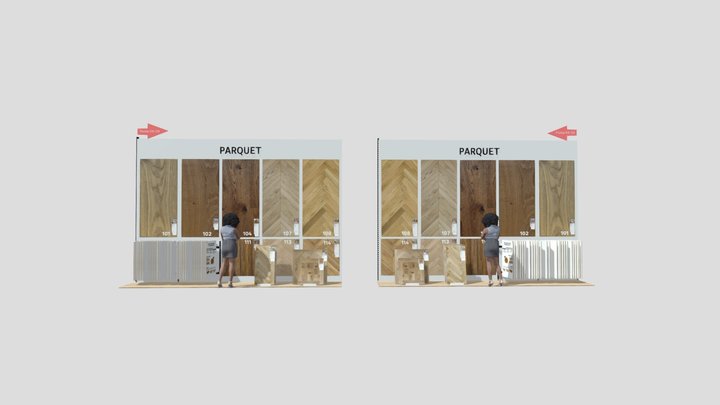 Parquet A 5 ml 2 3D Model
