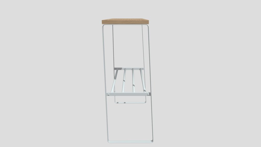 End Table Steel Wood