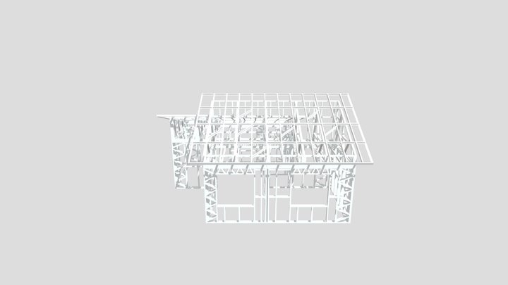 60 m2 House 3D Model