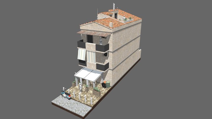 Napels - WIP Rowhomes 3D Model