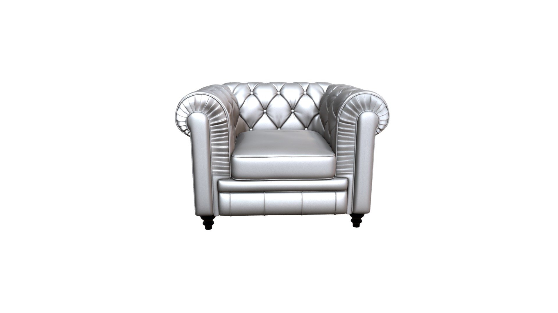 Aristocrat Arm Chair Silver - 900102