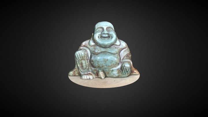 Serpentine Buddha 3D Model