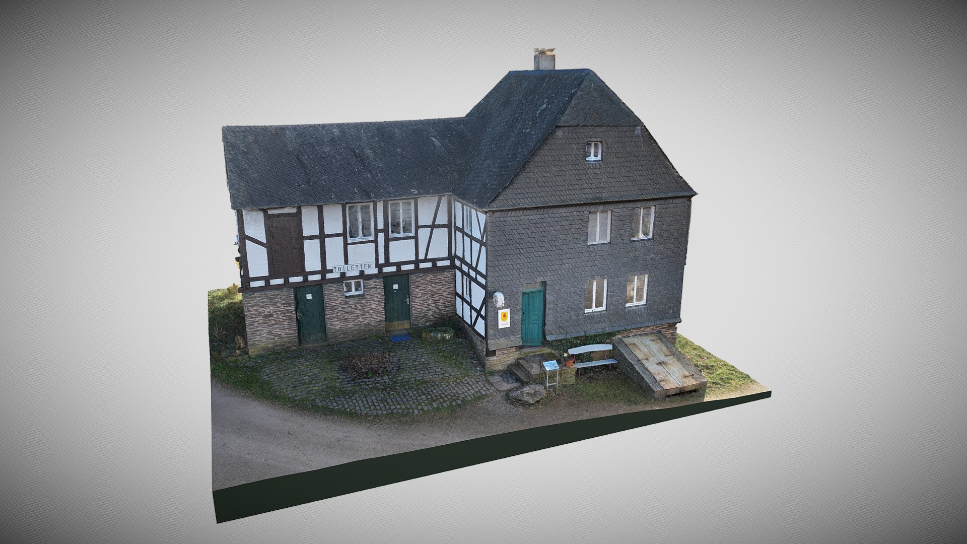 Haus Sensemichel Roscheider Hof - Download Free 3D model by netgis ...
