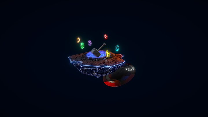 INFINITY ISLAND by Luca Oriente 3D Model