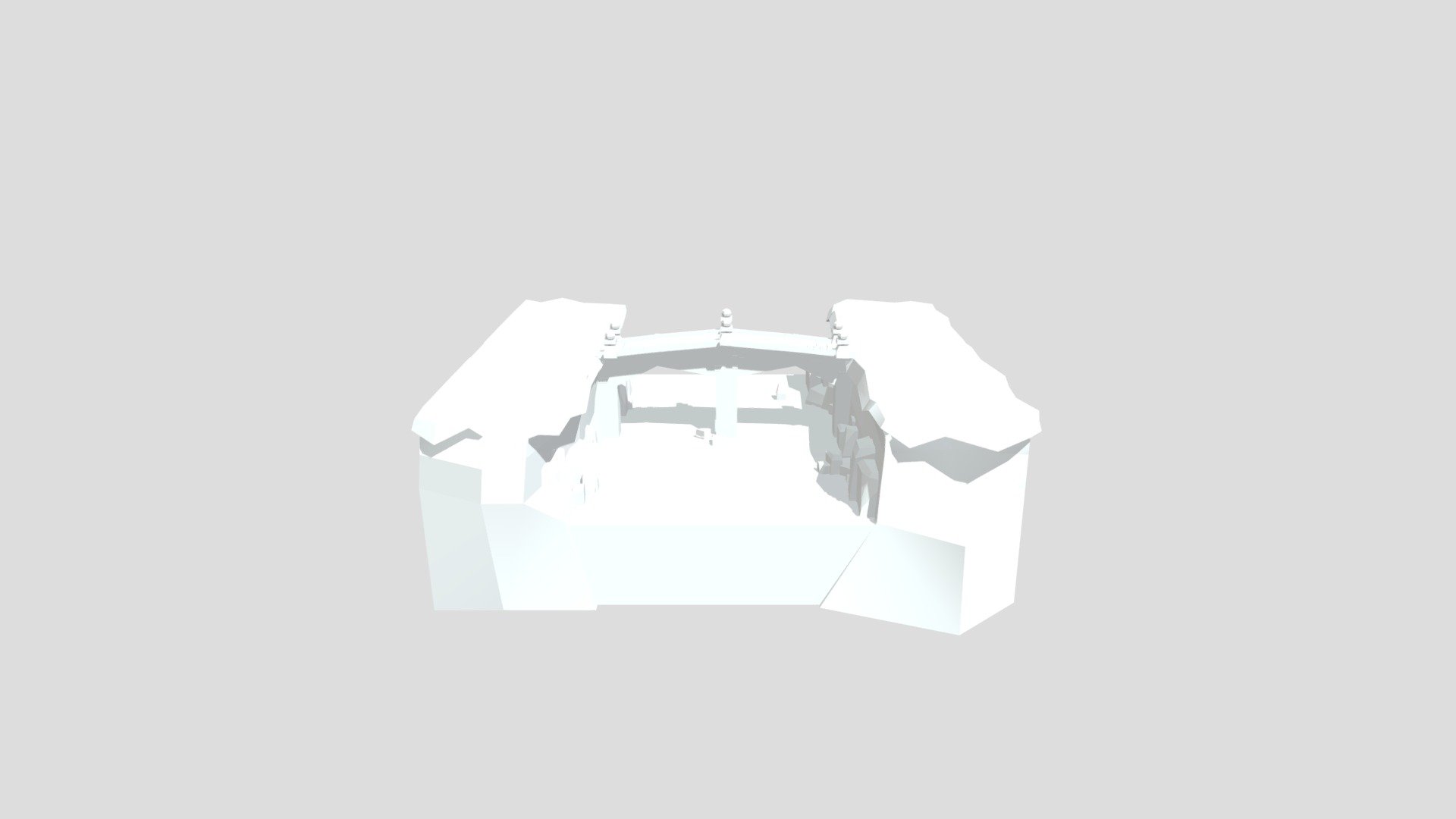 Rock bridge and environment from Poly by Google