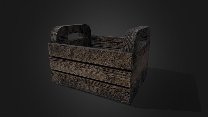 Burnt Crate – Free 3D Model STL