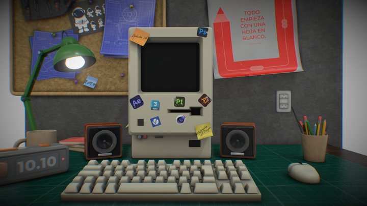 Computer 3D Model