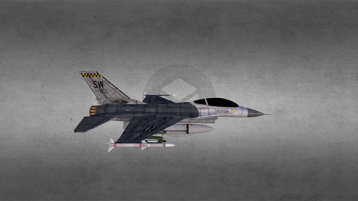 F16 3D Model