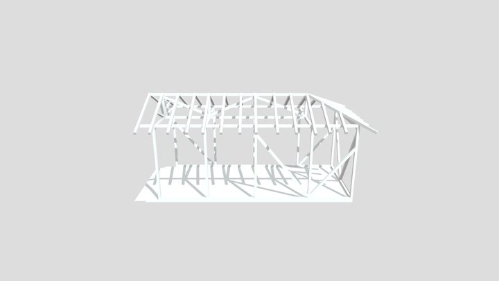 Wind-proof structure 3D Model