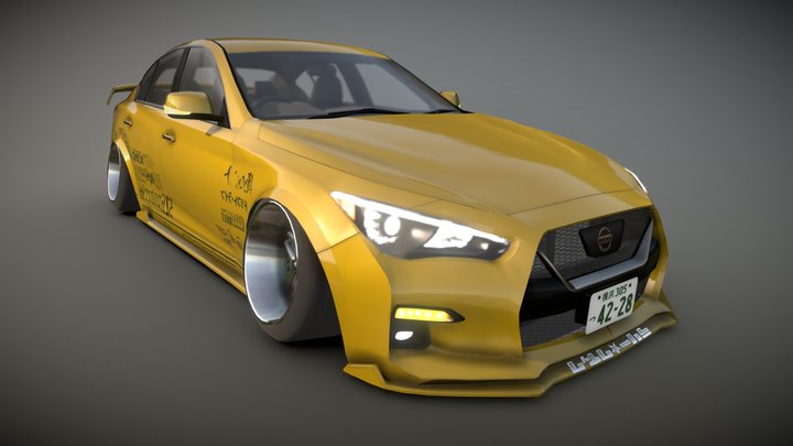 2022 Nissan RV37 400R Skyline 3D Model