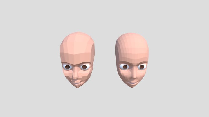 Base Head 3D Model