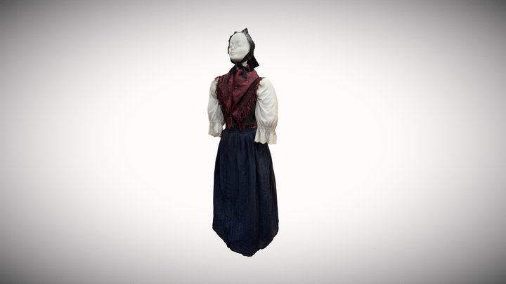 Vogtländische Damentracht 3D Model