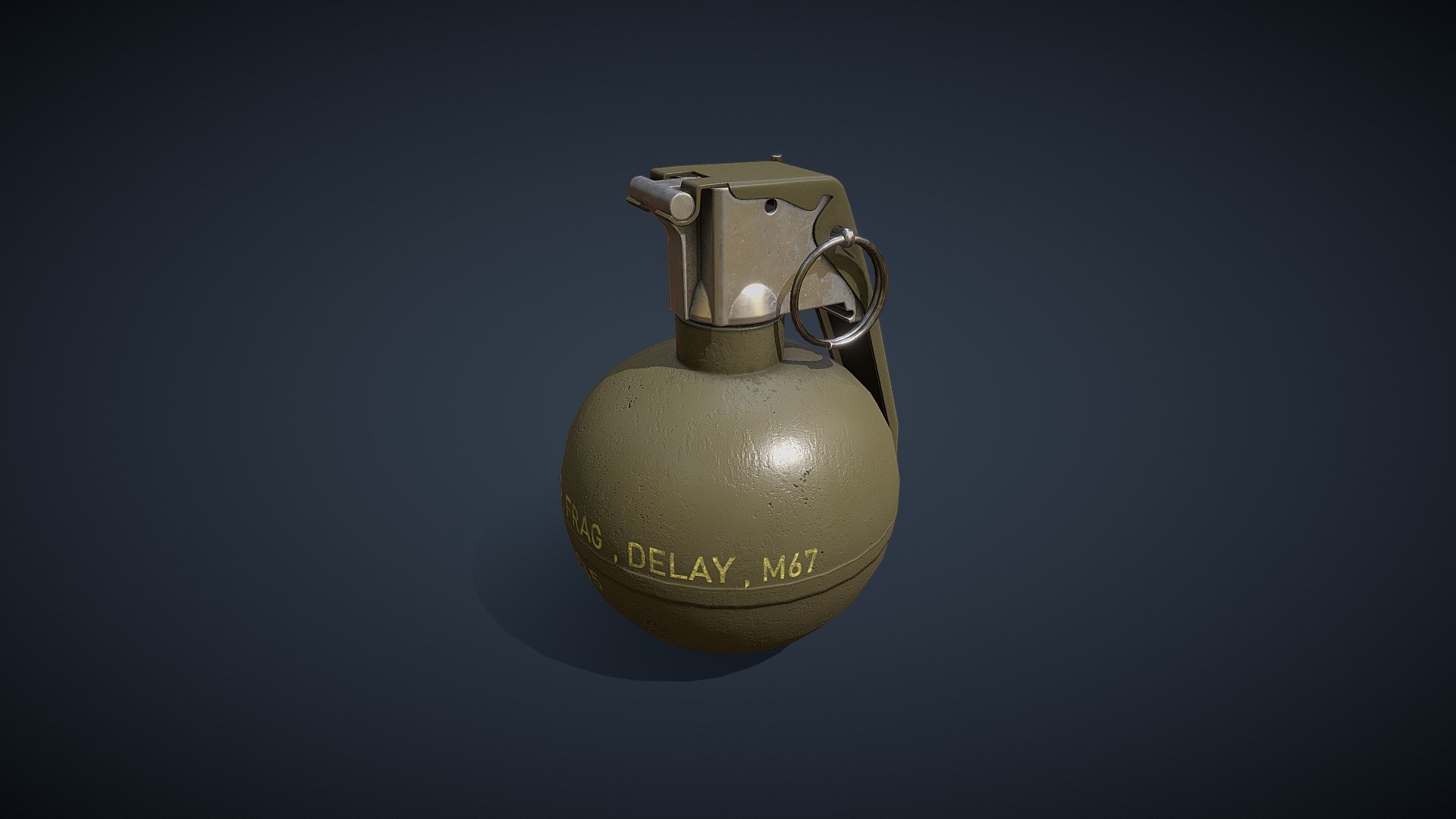 M67 Hand Grenade 3d Model By Vadimk3dart 8f5202a Sketchfab 5424