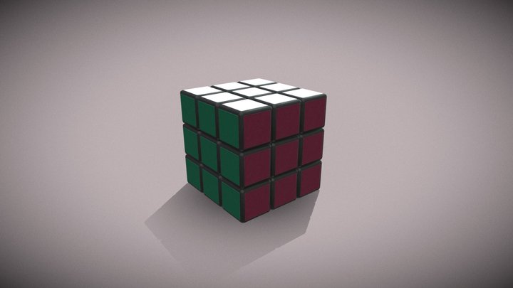Rubik's Cube 3D Model