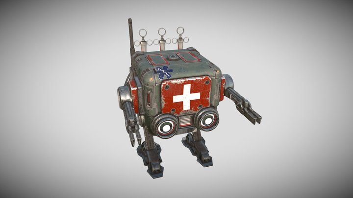 MC-3 (Medical Companion bot) 3D Model