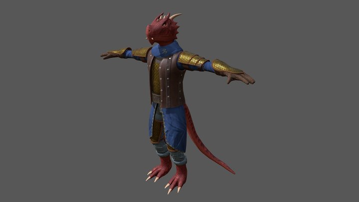 Dragonborn 3D Model