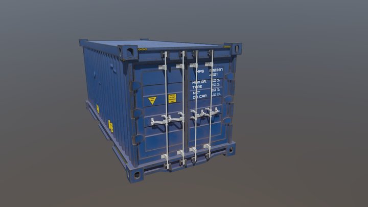 Steel_container 3D models - Sketchfab
