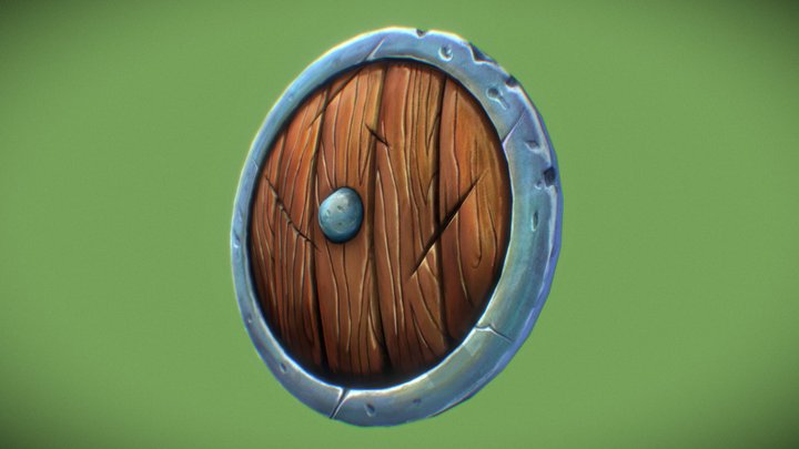 Medieval Shield 3D Model