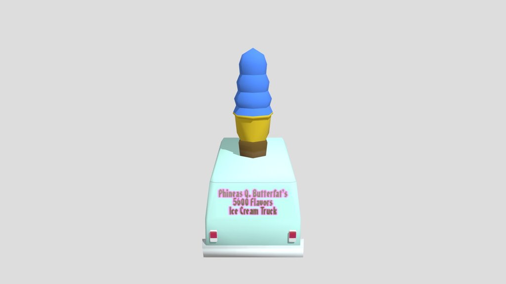 The Simpsons Hit & Run - Unused Ice Cream Truck