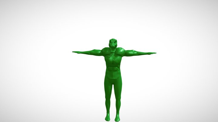 Lizard Monster 3D Model