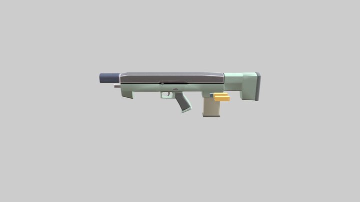 Roblox_BullpupRifle Asset 3D Model