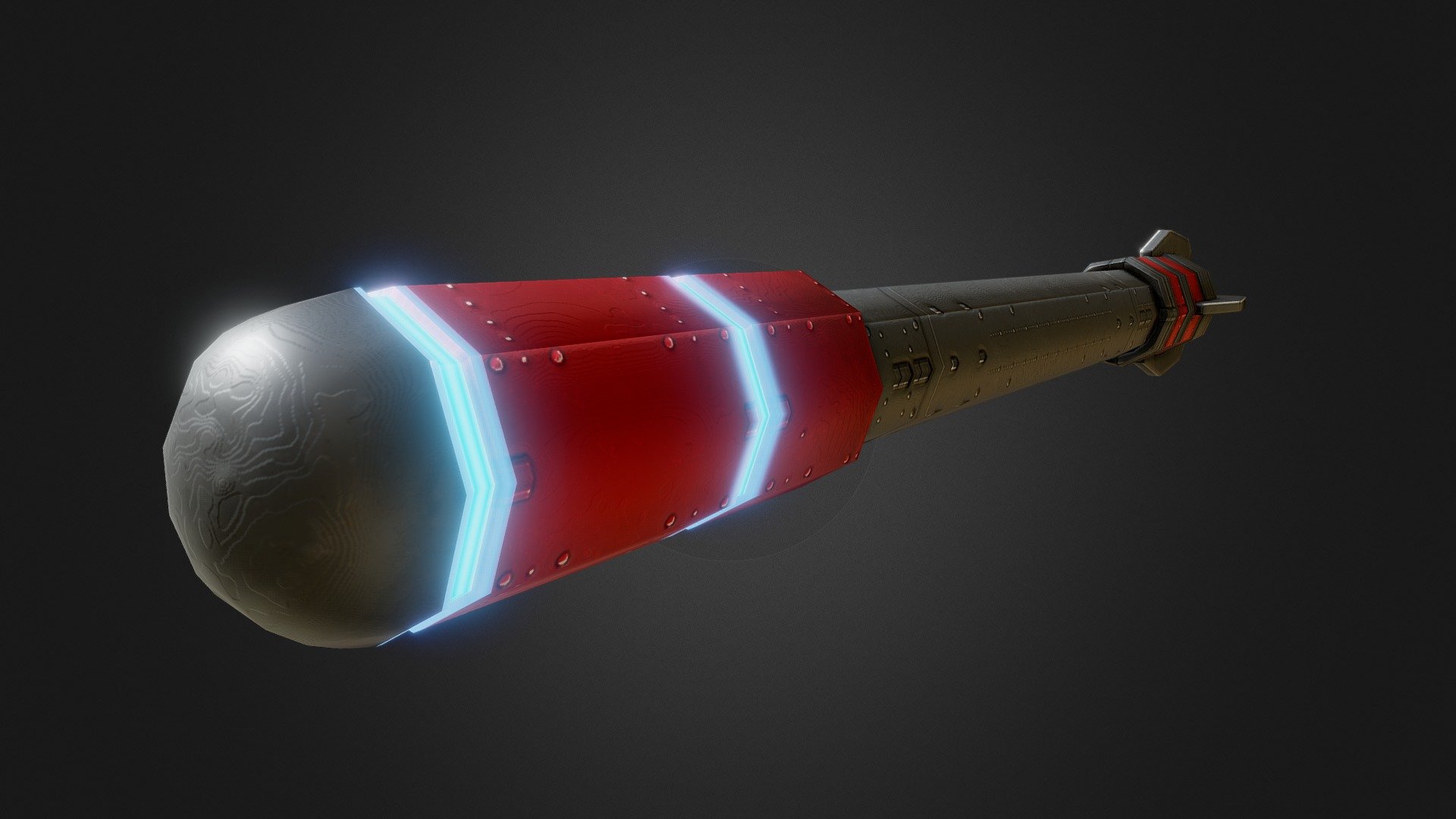 Sci-fi Rocket missile 02