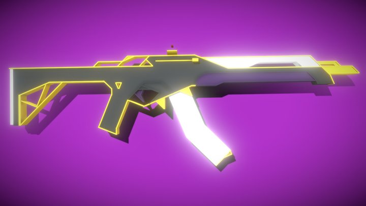 Valorant Prime Vandal Skin 3D Model