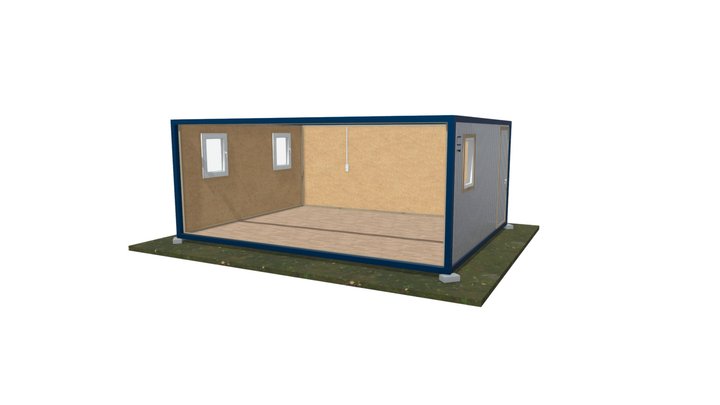 Модульное строение 3D Model