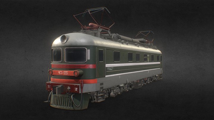 CHS2 Electric locomotive 3D Model