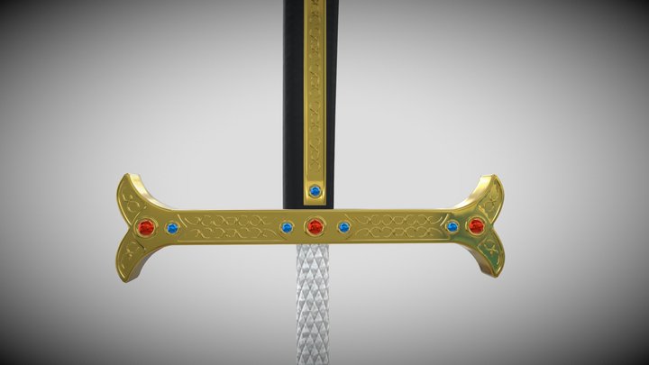 Yoru | One piece | Dracula mihawk | Black sword 3D Model