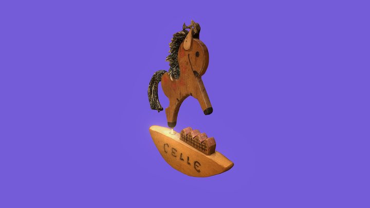 WWII Toy - Rockin' Horse 3D Model