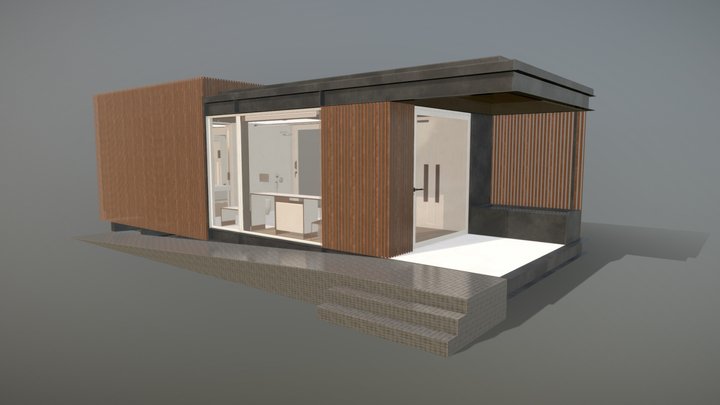 Room 2030 - White Design 3D Model