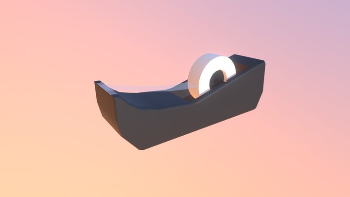 Tape Dispenser 3D Model
