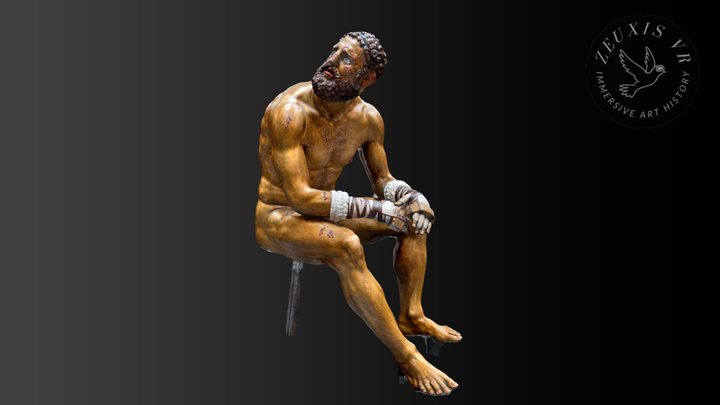 Polychrome Reconstruction of the Boxer at Rest 3D Model