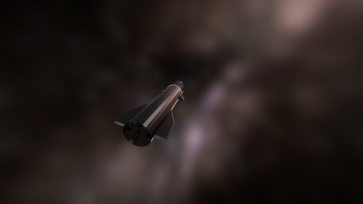 MarsSprinter-Futuristic-Spacecraft-3D Model 3D Model