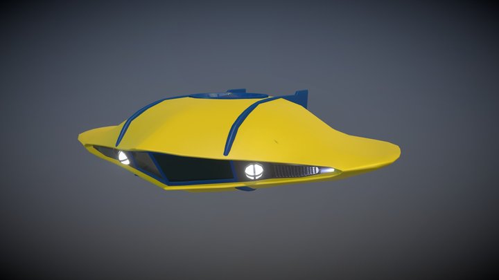 Flying Sub 3D Model