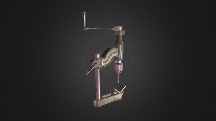 Old Cole Drill 3D Model