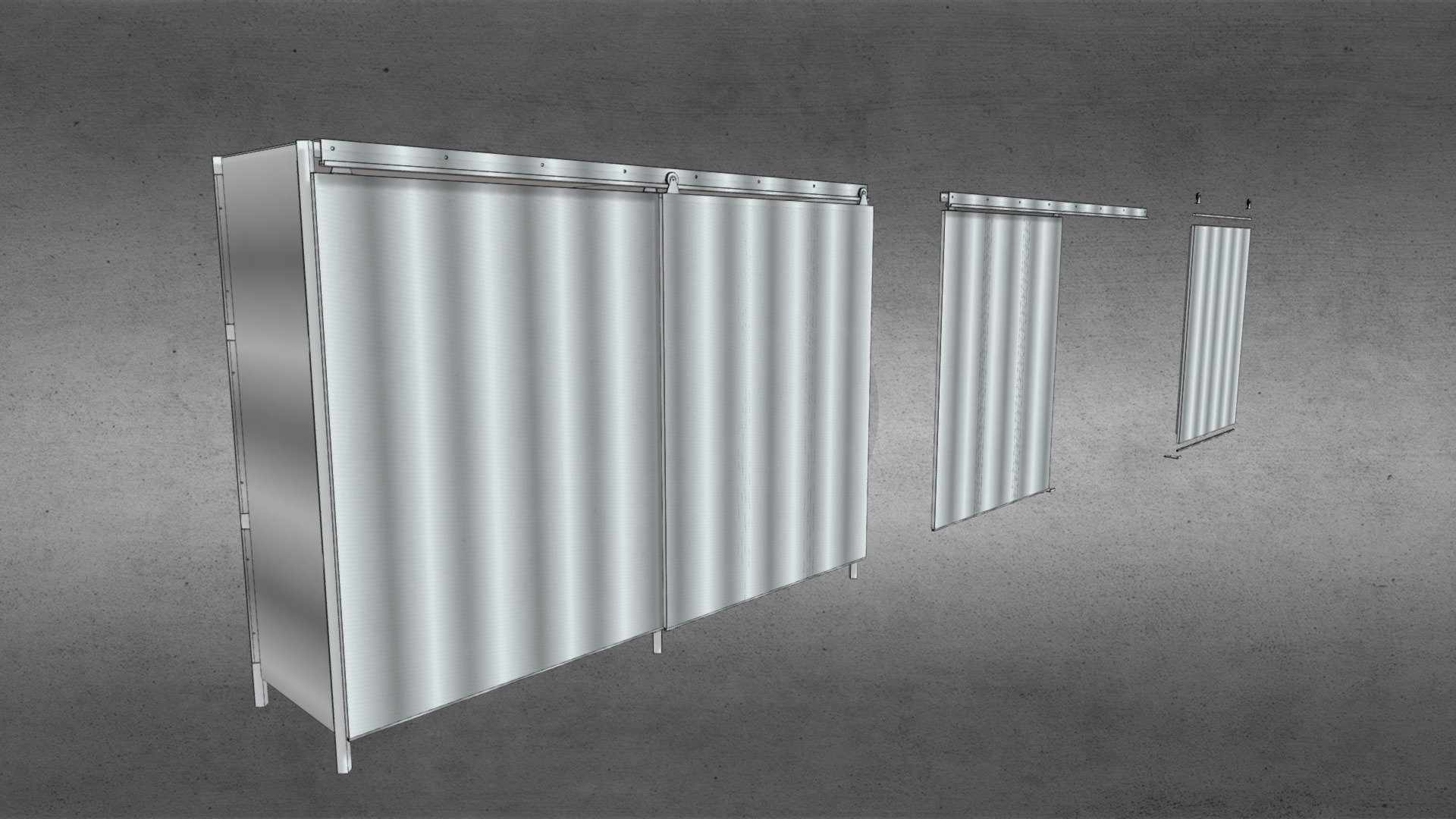 Usi glisante inox