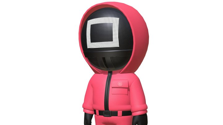 Squid Game : PinkSoldier 3D Model