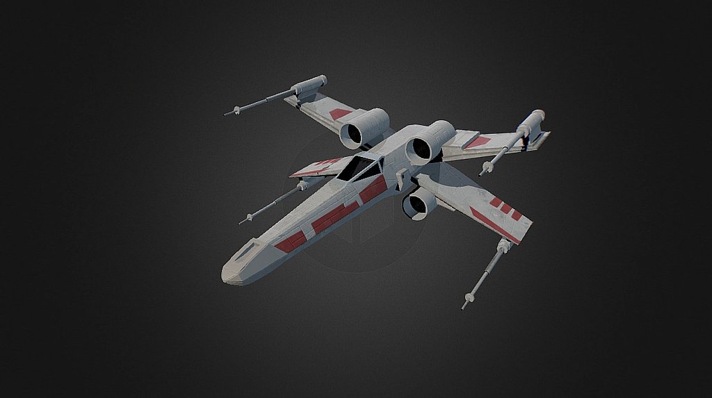 X-Wing Starfighter - 3D model by Dreadforge Studios (@dreadforge ...