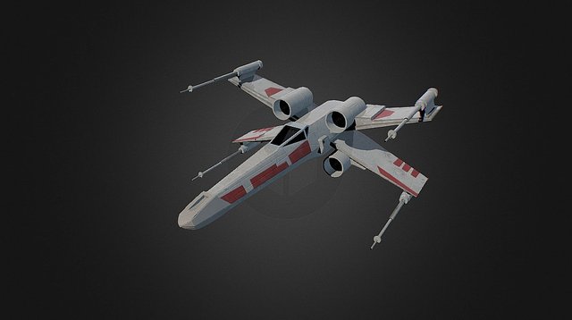 X-Wing Starfighter 3D Model