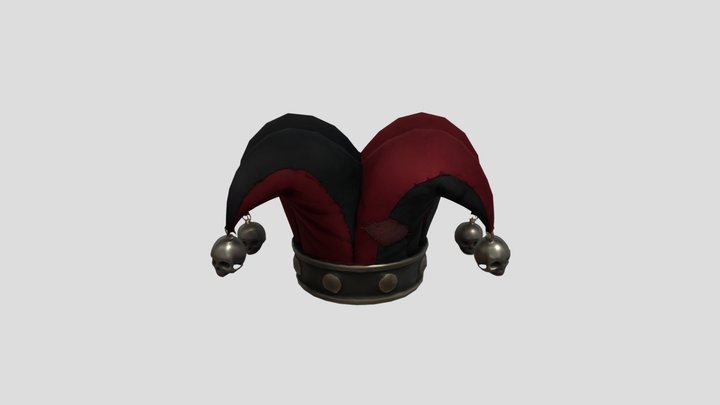 Mad Jester Hat 3D Model