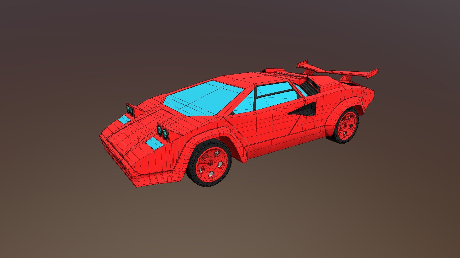 Lamborghini Countach Test - 3D model by Matrix3D.shop (@Matrix3D_shop ...