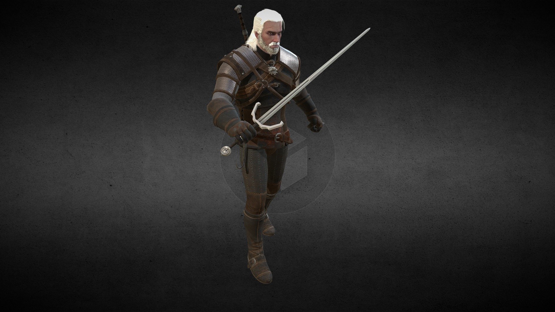 Witcher 3 Geralt Download Free 3d Model By Biswayan Biswayan 8f62c76