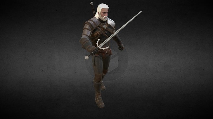 Witcher 3-Geralt 3D Model