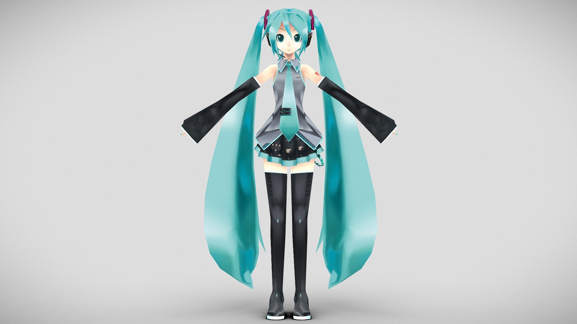 Miku Download Free 3d Model By 雨宮レン Oscar3dmodel 8f62e90 Sketchfab 8757