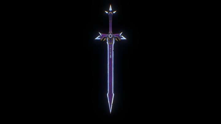 Stylized Sword 3D Model